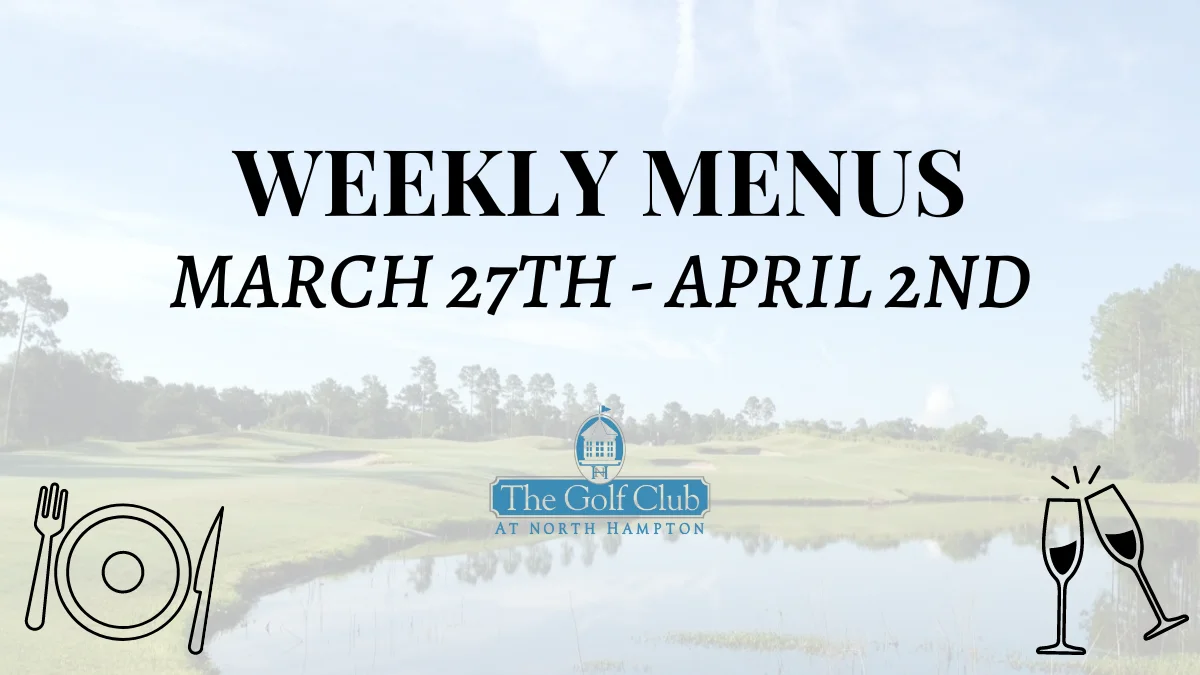 Take a look at this week’s menus